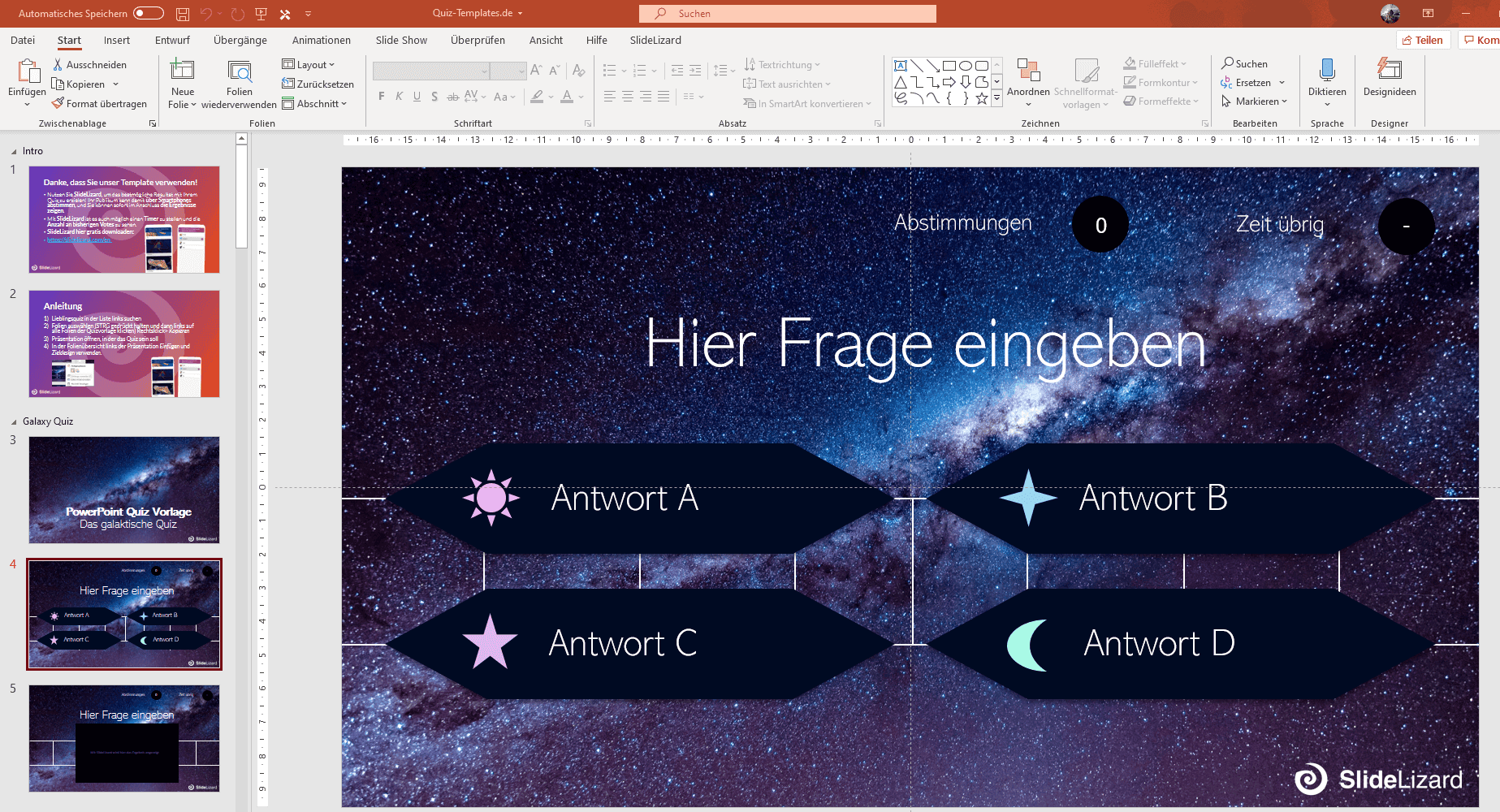 Template von SlideLizard