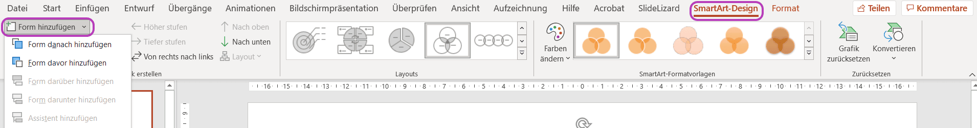 Kreis einfügen
