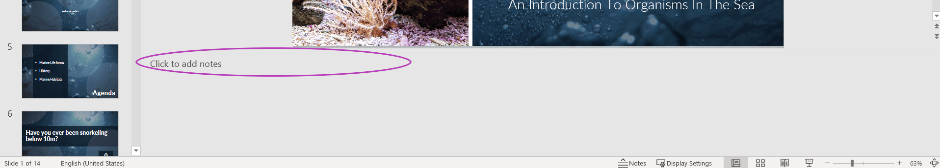 changing the high of the notes