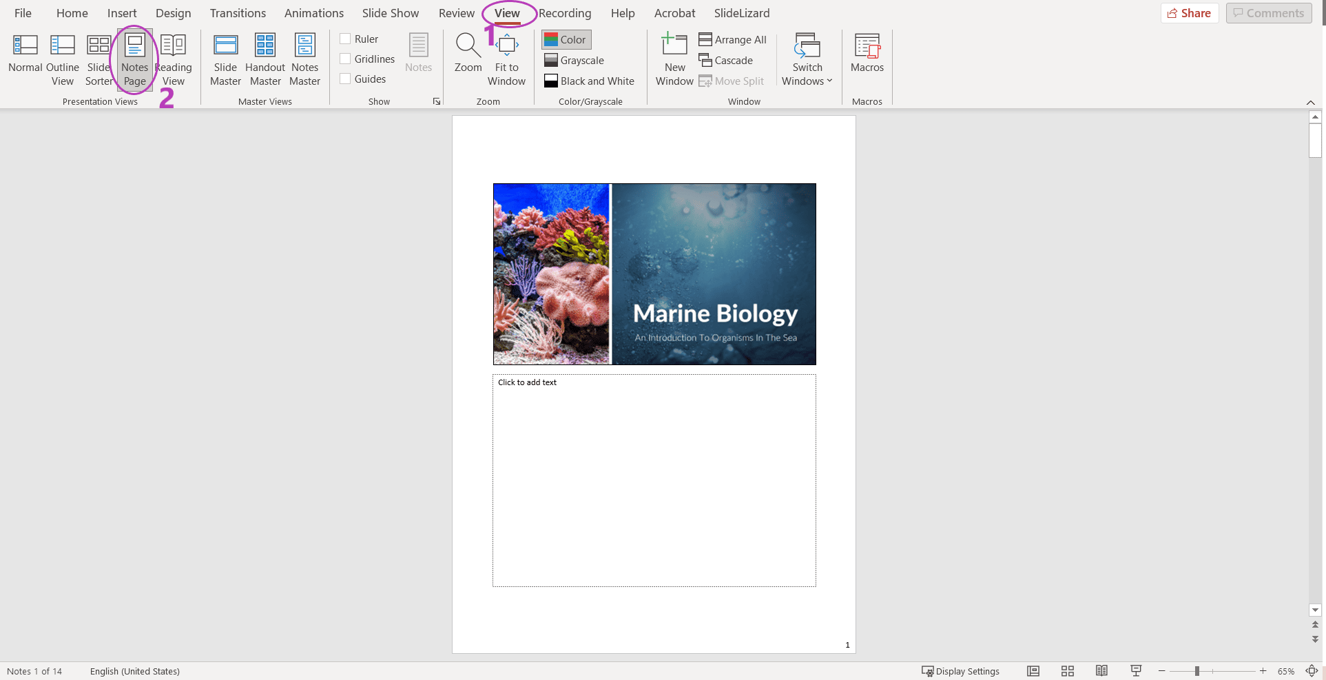 editing notes
