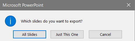 choose and export