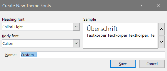 customize fonts