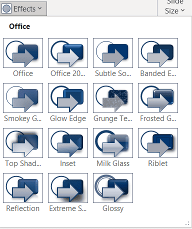 customize effects