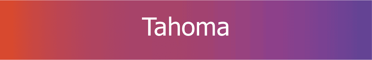 Font Tahoma for PowerPoint