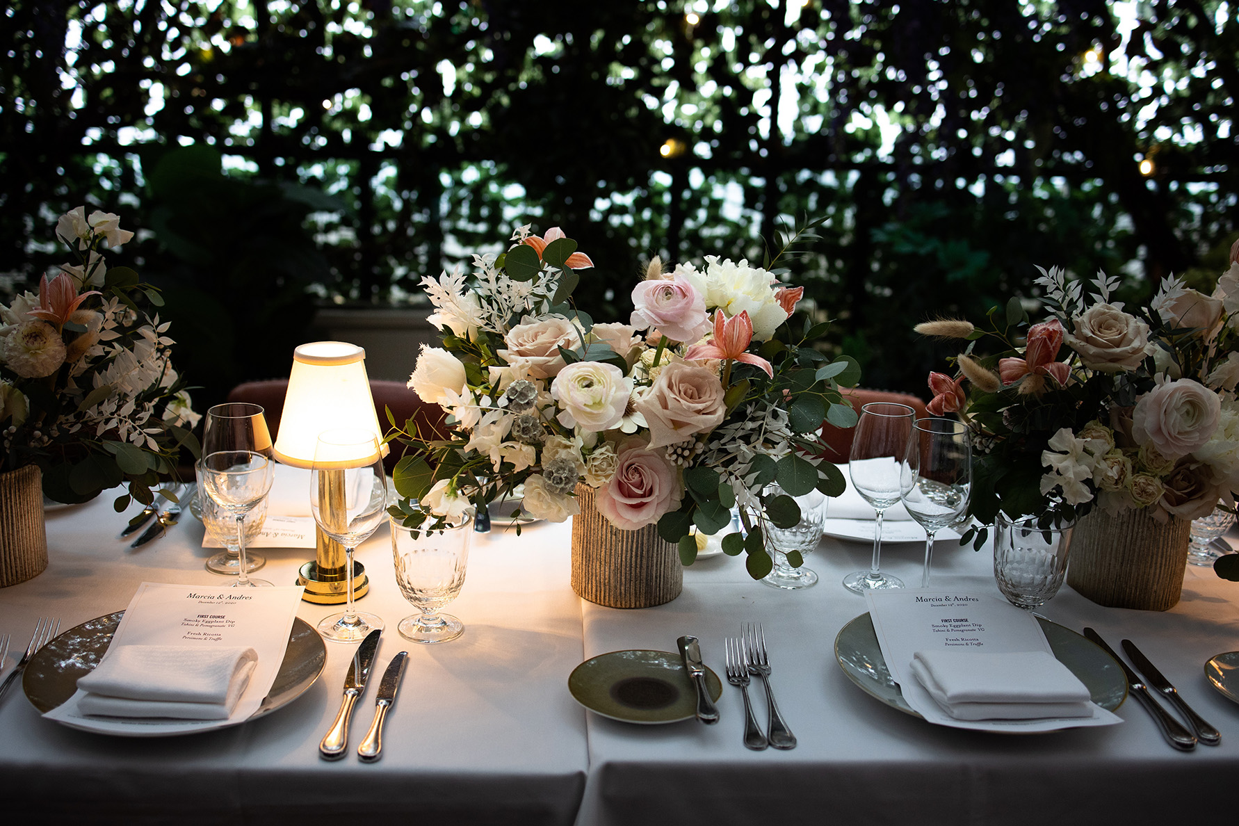 Wedding Table for guests