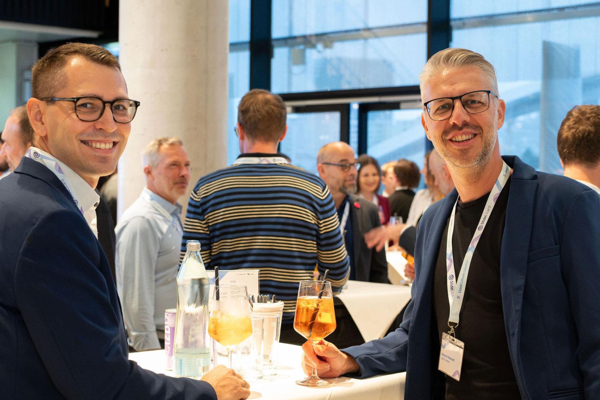 Wine & Business 2026 networking in the event area