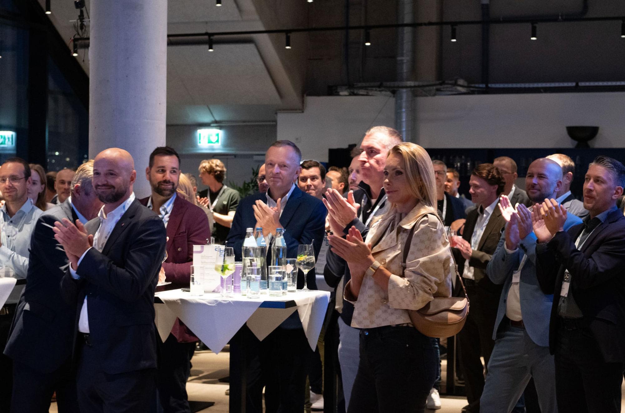 Wine & Business 2026 applauding audience
