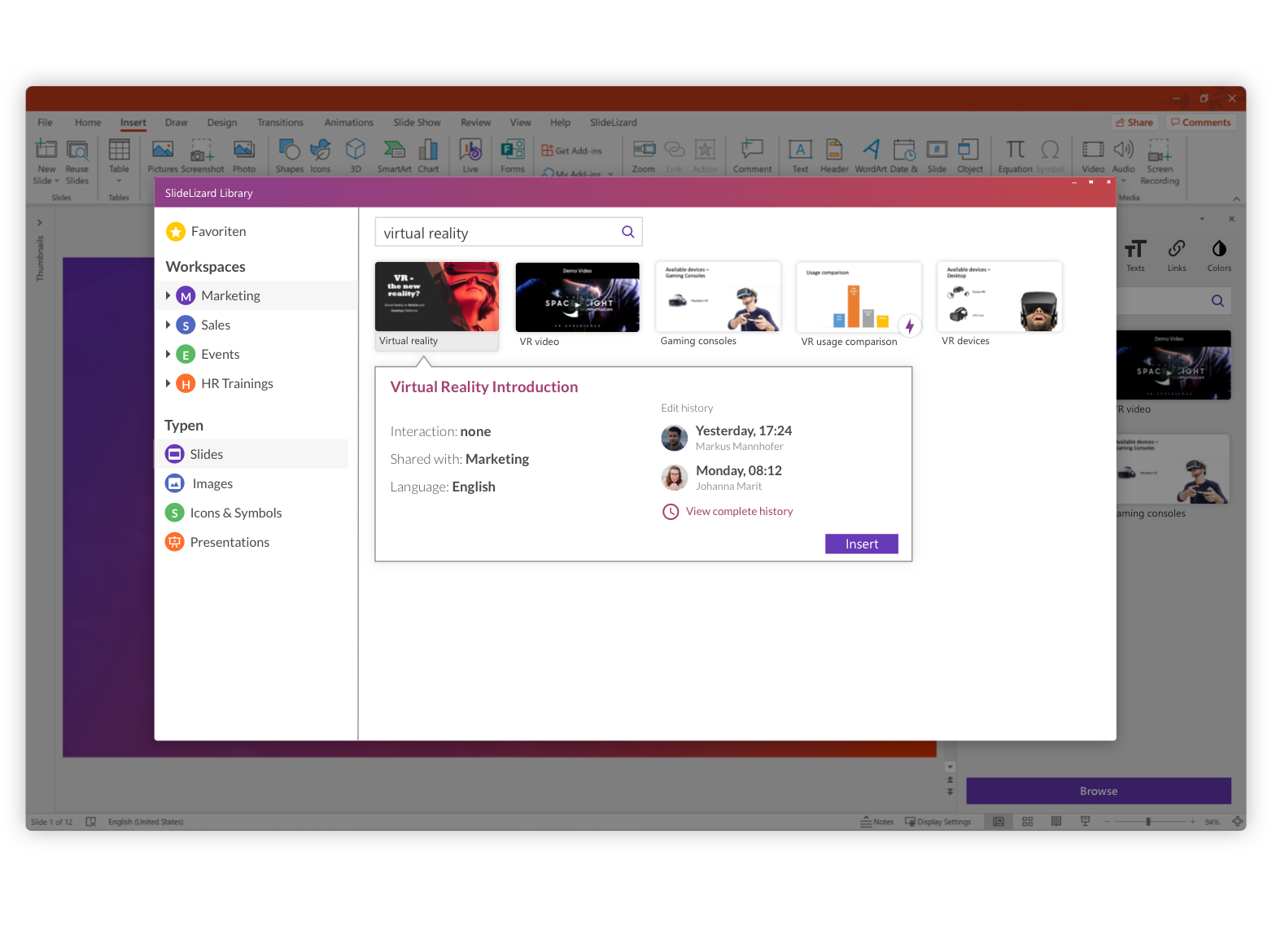 SlideLizard CREATOR PowerPoint Add-In