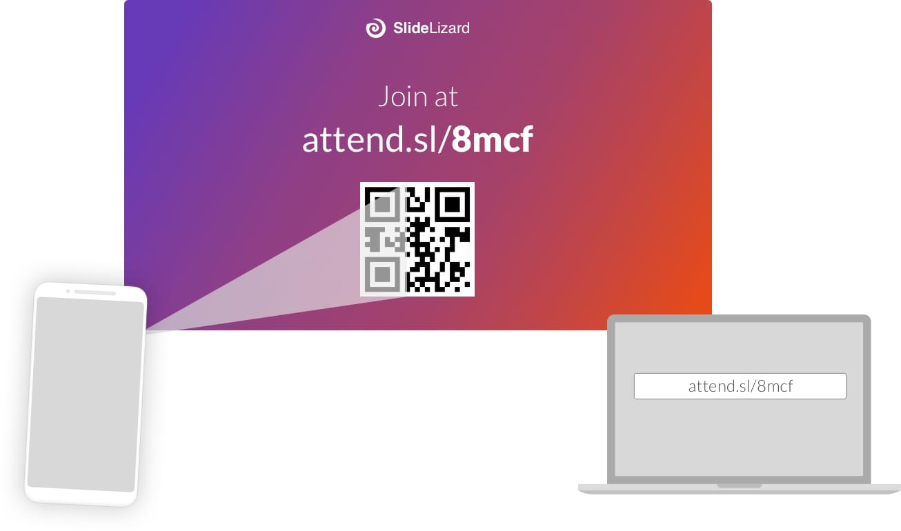 SlideLizard how to connect devices explanation